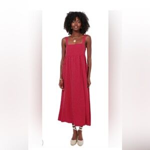 Tuckernuck Pomander Place Red Maxi Dress